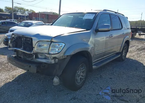 2003 Toyota Sequoia Limited V8 из США, поврежденный, VIN 5TDBT48A23S156949